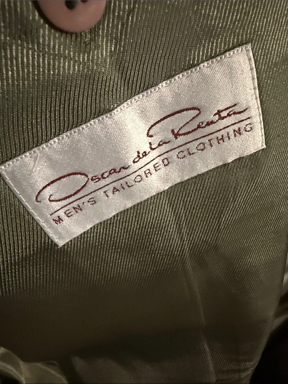 Oscar de la Renta Brown Houndstooth Sport Coat